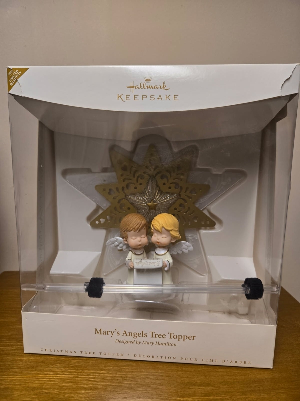 Hallmark Keepsake Mary’s Angels Gold and White Tree Topper
